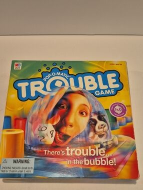 Kids hasbro trouble game